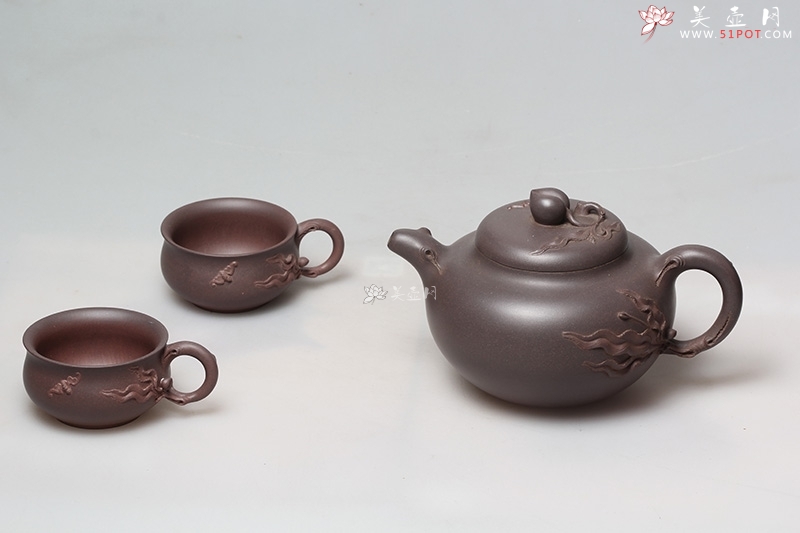 紫砂壶图片：福寿壶 - 美壶网