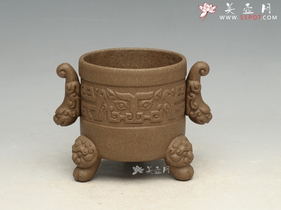 紫砂壶图片：三足鼎立 - 美壶网