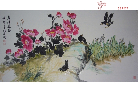 紫砂壶图片：鸟语花香 - 美壶网