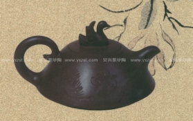 紫砂壶图片：天鹅壶 - 美壶网