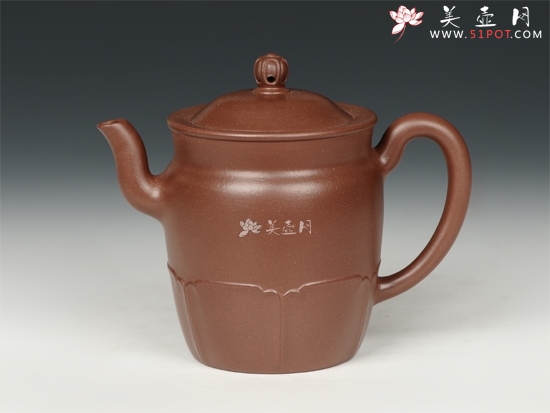 紫砂壶图片：莲花僧帽1 - 美壶网