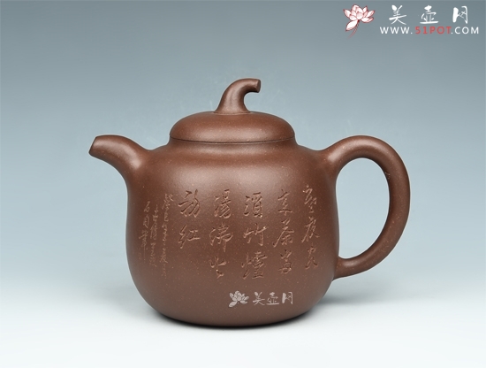 紫砂壶图片：茄段 - 美壶网