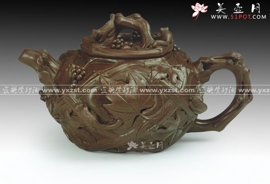 紫砂壶图片：福鼠葡萄球 拷贝 - 美壶网