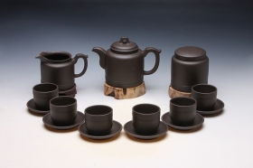 紫砂壶图片：十五件至乐茶具 - 美壶网