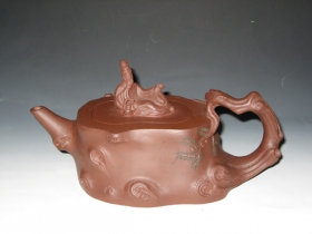 紫砂壶图片：学士品茶壶 - 美壶网